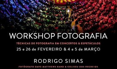 Coliseu dos Recreios recebe Workshops de Fotografia de Concertos e de Espectáculo