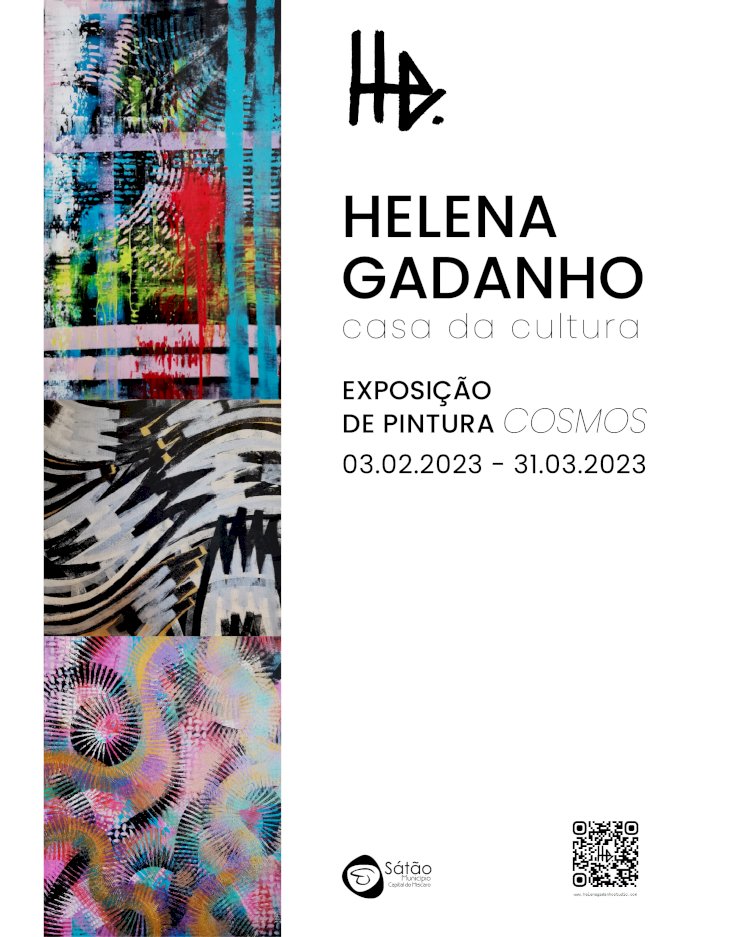 Helena Gadanho apresenta exposição de pintura “Cosmos” na casa da cultura de Sátão
