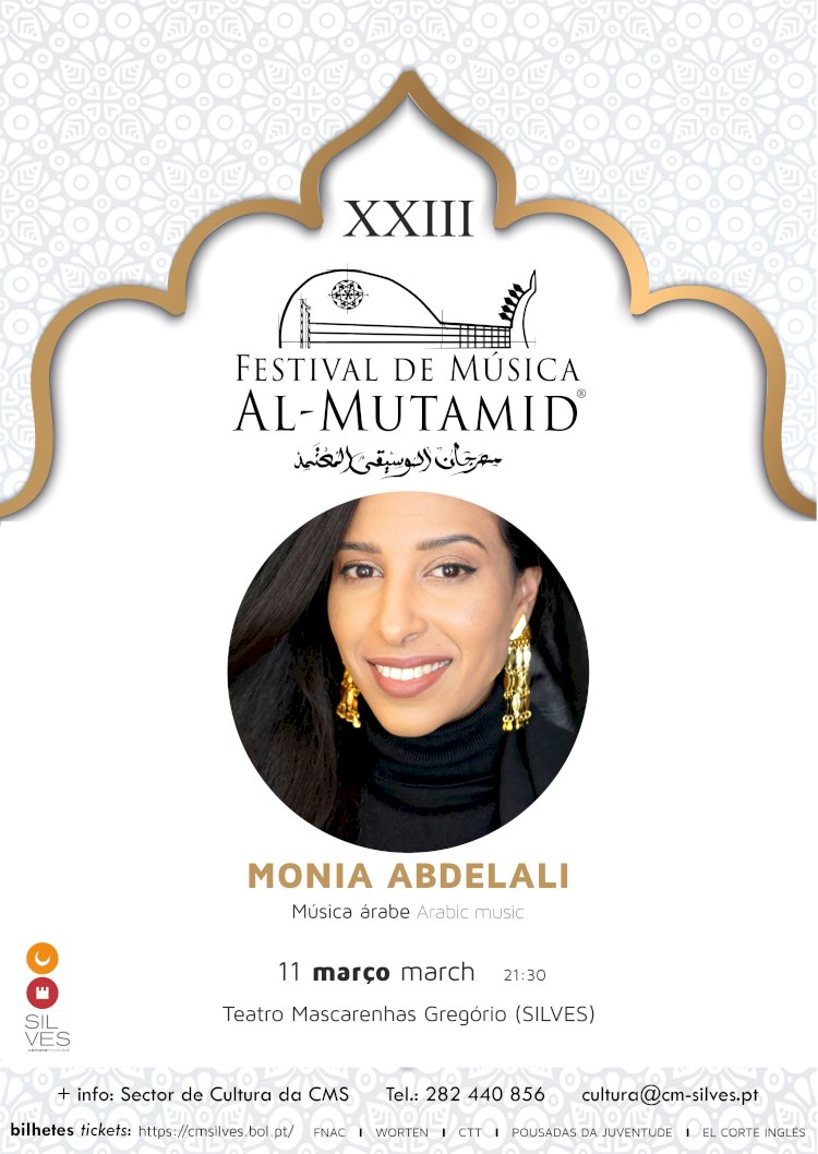 XXIII Festival de Música Al-Mutamid apresenta música árabe com Monia Abdelali em Silves