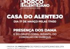 Ourique apresenta Feira do Porco Alentejano na Casa do Alentejo em Lisboa