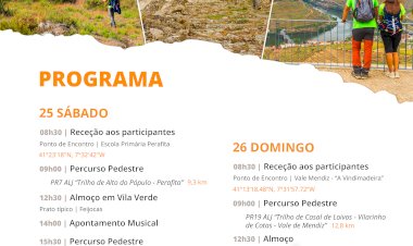 II Festival de Percursos Pedestres de Alijó a 25 e a 26 de Março
