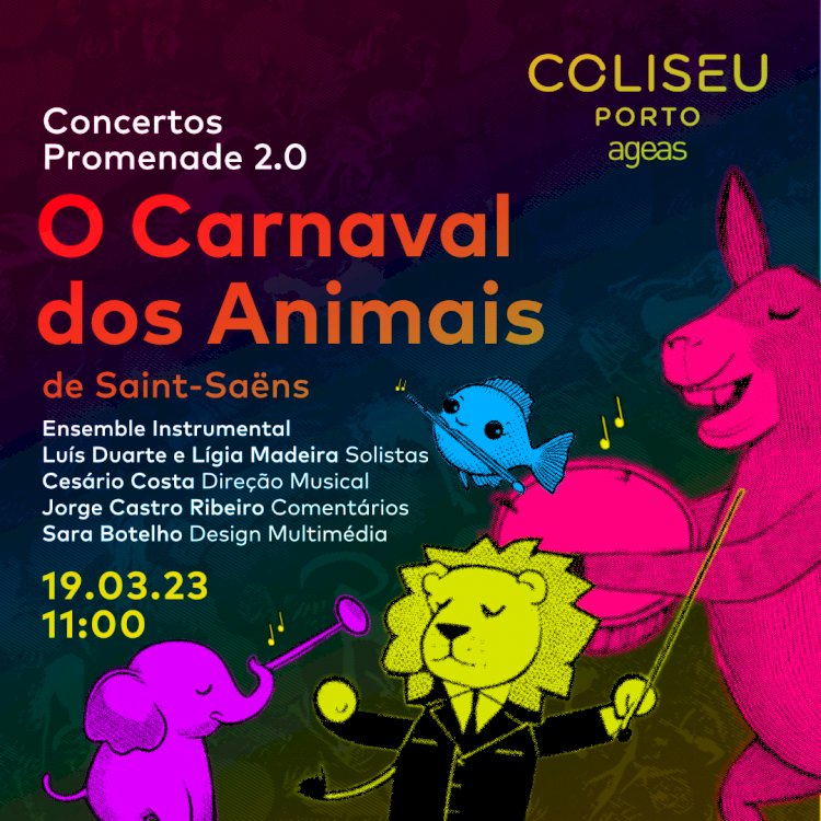 Dia do Pai no Coliseu com “O Carnaval dos Animais” e “Shrek”