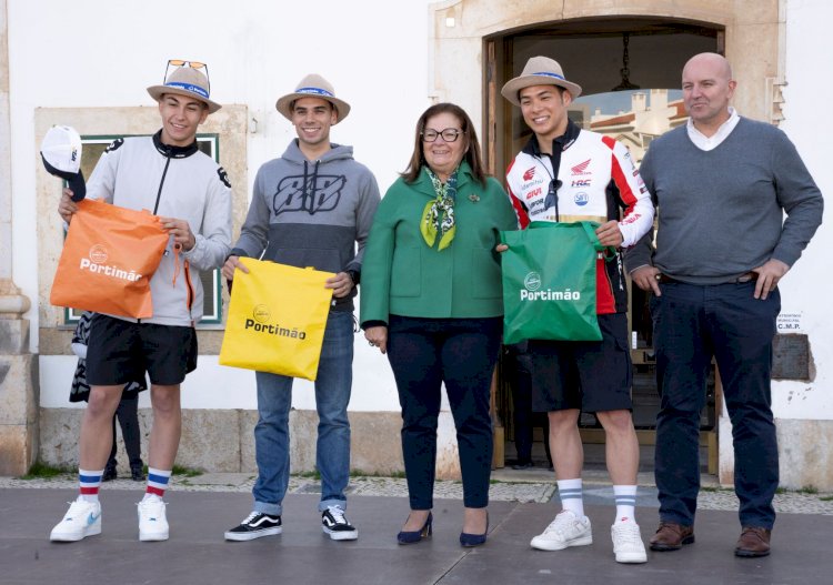 Município de Portimão deu as boas-vindas aos pilotos do Mundial de MotoGP