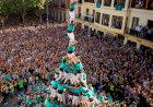 As torres humanas da Catalunha chegam a Portugal no âmbito da celebração do Dia de Sant Jordi