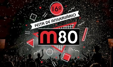 Noite de Festa M80 - 16º aniversário no Salão Preto e Prata do Casino Estoril