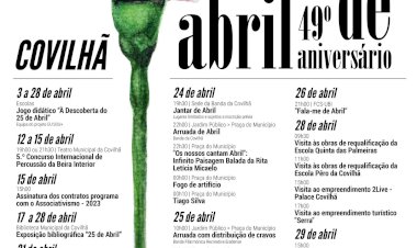 49.º aniversário do 25 de Abril, no concelho da Covilhã