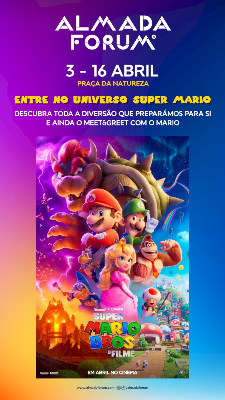 Universo Super Mario invade o Almada Forum nesta Páscoa