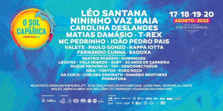 Festival O Sol da Caparica anuncia primeiros nomes da edição de 2023