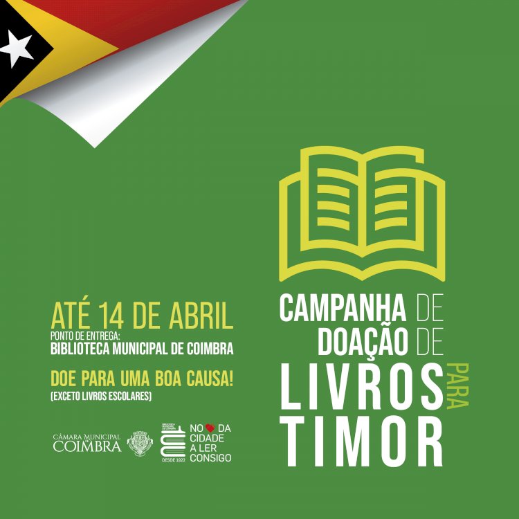 Biblioteca Municipal está a realizar campanha solidária de recolha de livros para Timor-Leste