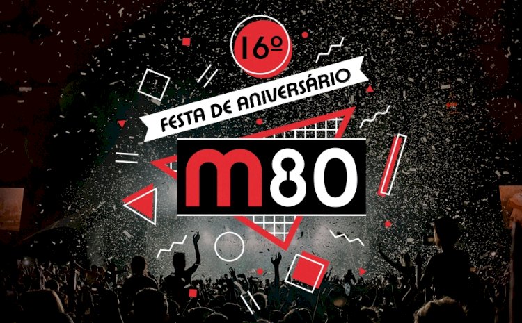 Noite de Festa M80 - 16º aniversário no Salão Preto e Prata do Casino Estoril