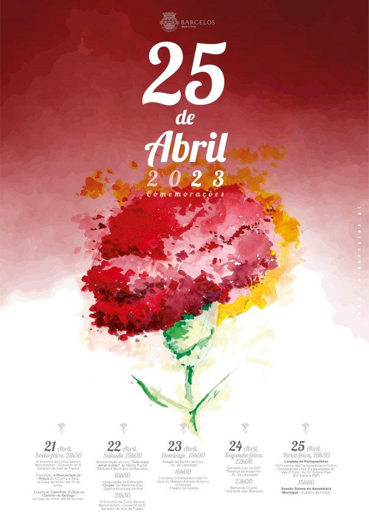 Barcelos comemora o 25 de Abril
