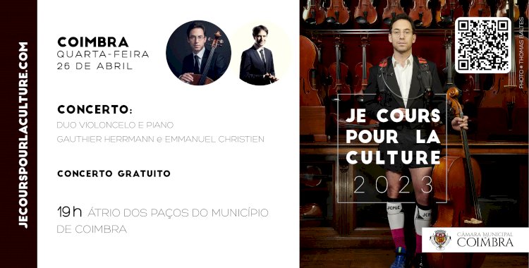 Músicos internacionais dão concerto gratuito dia 26 no átrio da Câmara Municipal de Coimbra