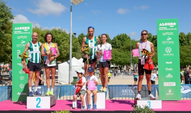Samuel Freire e Emília Pisoeiro vencem a mais participada de sempre Alegro Meia Maratona de Setúbal