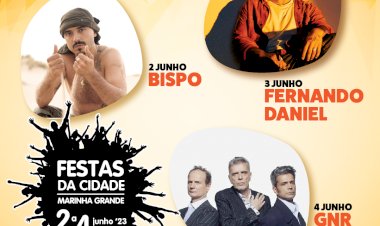 Bispo, Fernando Daniel e GNR nas Festas da Cidade da Marinha Grande