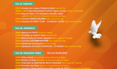 Festas do Município de Vagos 2023 apresentam cartaz de luxo