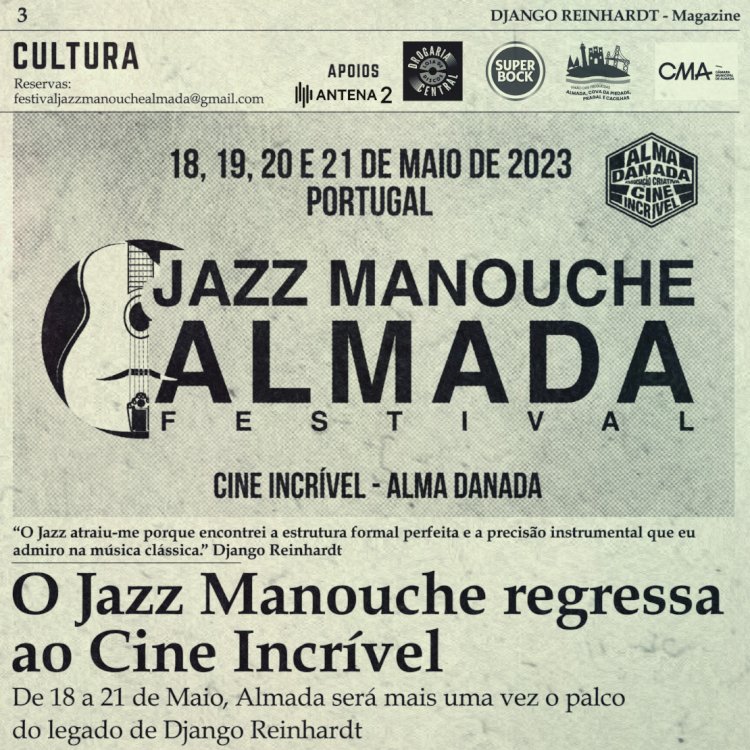 Festival de Jazz Manouche regressa a Almada