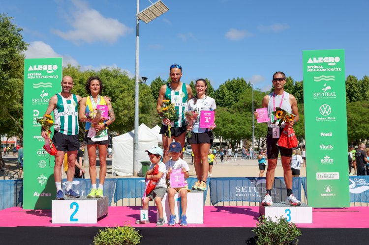 Samuel Freire e Emília Pisoeiro vencem a mais participada de sempre Alegro Meia Maratona de Setúbal