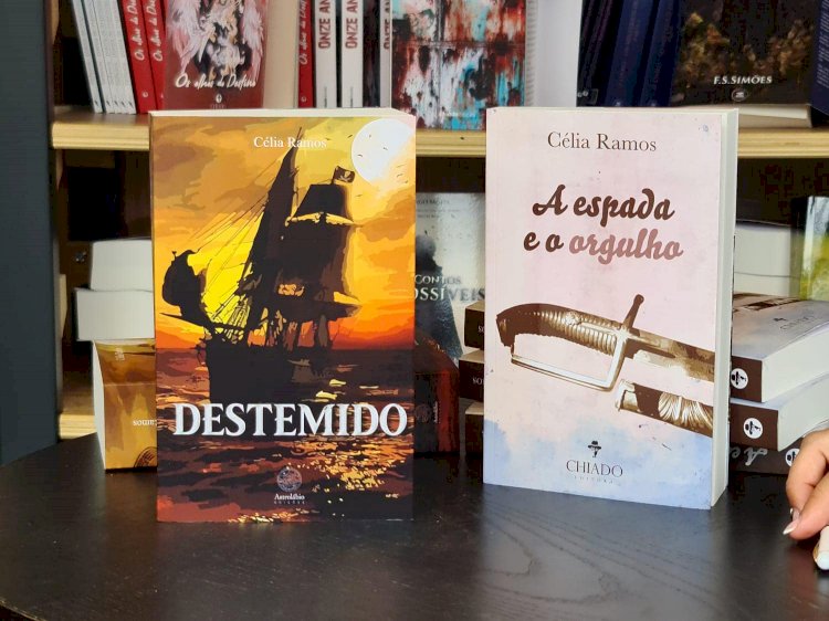 Célia Ramos apresenta em Caminha os livros "Destemido" e "Espada e o Orgulho"
