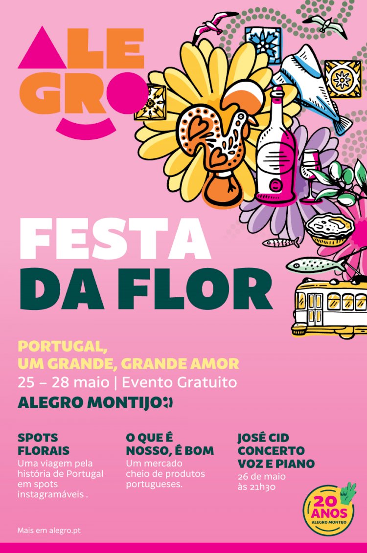 Festa Da Flor acontece no Alegro Montijo e celebra Portugal