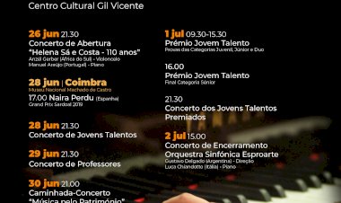 VIII Encontro Internacional de Piano com o Alto Patrocínio de Sua Excelência o Presidente da República