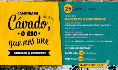 Caminhada “Cávado, o rio que nos une” liga Barcelos a Esposende