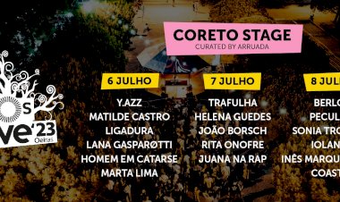 Coreto Stage curated by Arruada NOS ALIVE de 6 a 8 de Julho