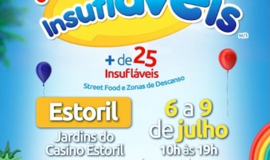 Mega Festival de Insufláveis nos Jardins do Casino Estoril de 6 a 9 de Julho