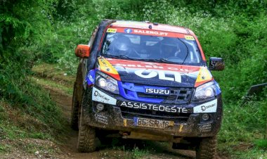 Fernando Barreiros no pódio do Rally Greece Offroad