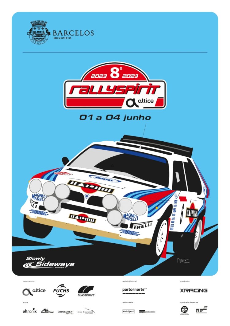 Oitava edição do RallySpirit na estrada de 2 a 4 de Junho em Barcelos