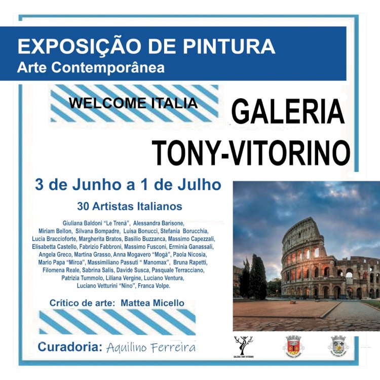 Galeria Tony Vitorino apresenta arte italiana