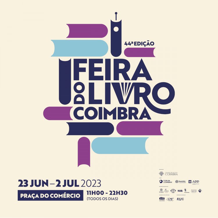 Feira do Livro de Coimbra dá centralidade à palavra na Praça do Comércio a partir de 23 de Junho