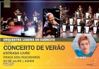 Orquestra ligeira do exército apresenta-se na Praça dos Pescadores com Viviane para um concerto memorável