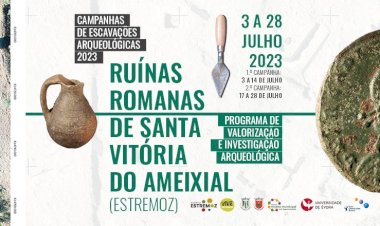Campanha de escavações arqueológicas nas ruínas romanas de Santa Vitória do Ameixal
