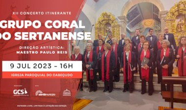 Grupo Coral do Sertanense realiza XII Concerto Itinerante