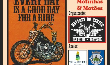 Grupo ‘Motards do Centro’ com iniciativas em Vila de Rei a 8 e 9 de Julho