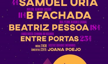 "Verão no centro histórico" com Samuel Úria e B Fachada