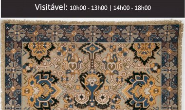 Tapetes de Arraiolos em exposição no Castelo de Viana do Alentejo