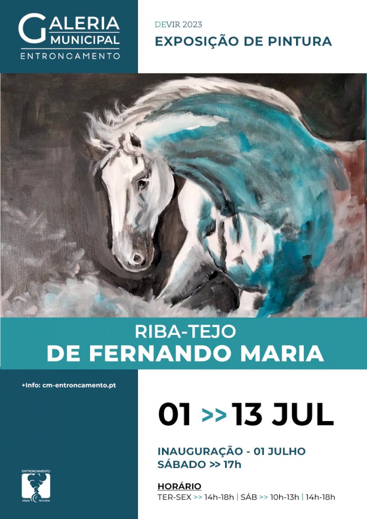 Exposição de Pintura “RIBA-TEJO” de Fernando Maria