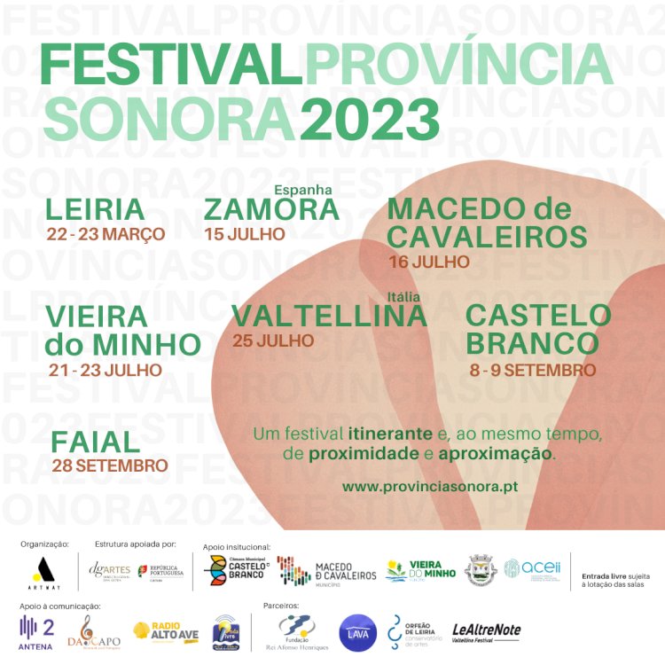 Festival Província Sonora regressa em Julho e Setembro