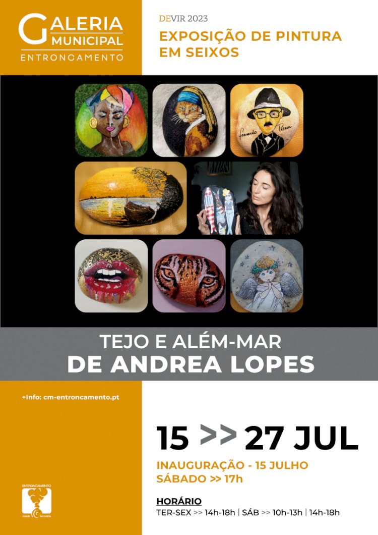 Exposição de Pintura em Seixos do Tejo e Além-Mar de Andrea Lopes