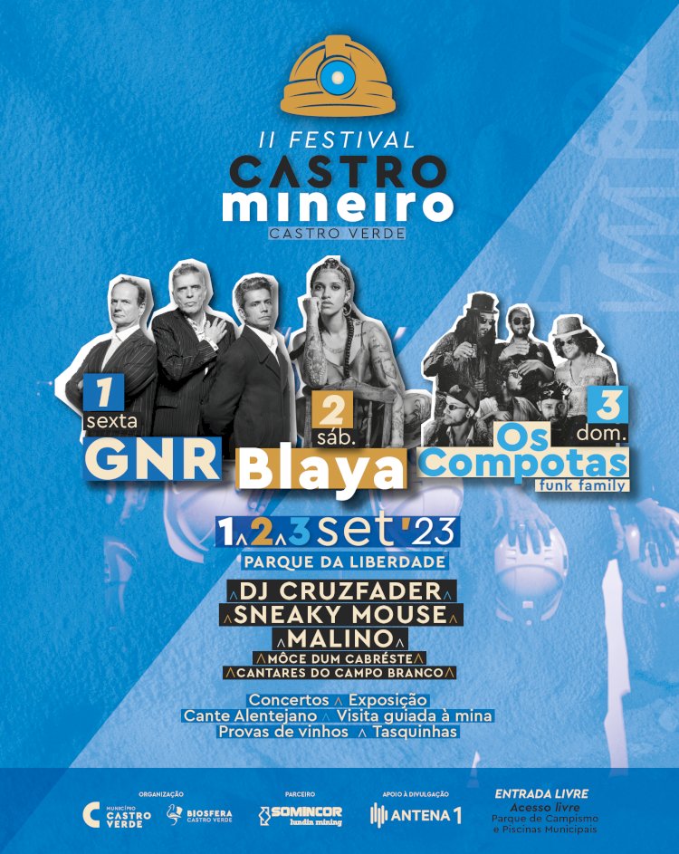 2º Festival Castro Mineiro: Castro Verde celebra identidade e cultura mineiras de 1 a 3 de Setembro