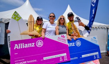 Guilherme Ribeiro e Francisca Veselko venceram o mais prestigiado sub-troféu da 1ª divisão do surf nacional
