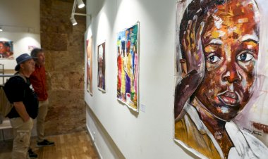 Pintura guineense na Biblioteca de Setúbal