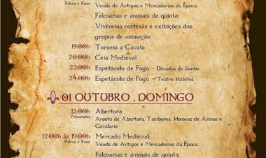 Apresentação da XXXI feira medieval de canas de Senhorim, que decorre de 30 de Setembro a 1 de Outubro  de 2023