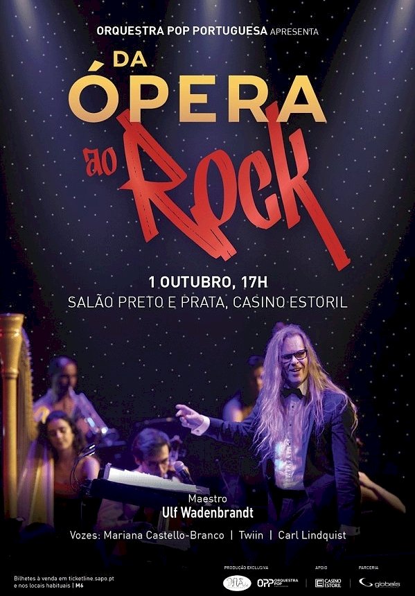 Orquestra POP Portuguesa propõe “Da Ópera ao Rock!” no Salão Preto e Prata do Casino Estoril
