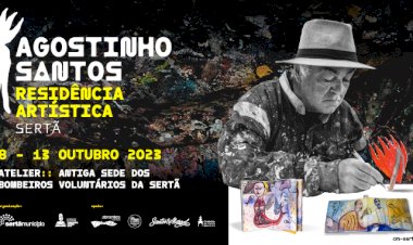 Exposição e residência artística dão a conhecer obra de Agostinho Santos na Sertã