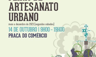 Feira de Artesanato Urbano anima a Praça do Comércio no próximo sábado