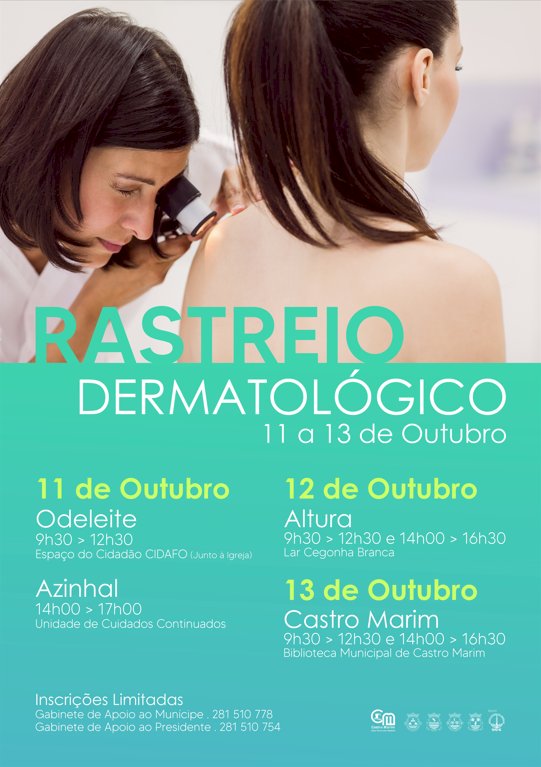Município de Castro Marim promove Rastreio Dermatológico gratuito