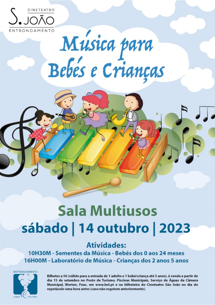 Música para Bebés e Crianças no Cineteatro São João