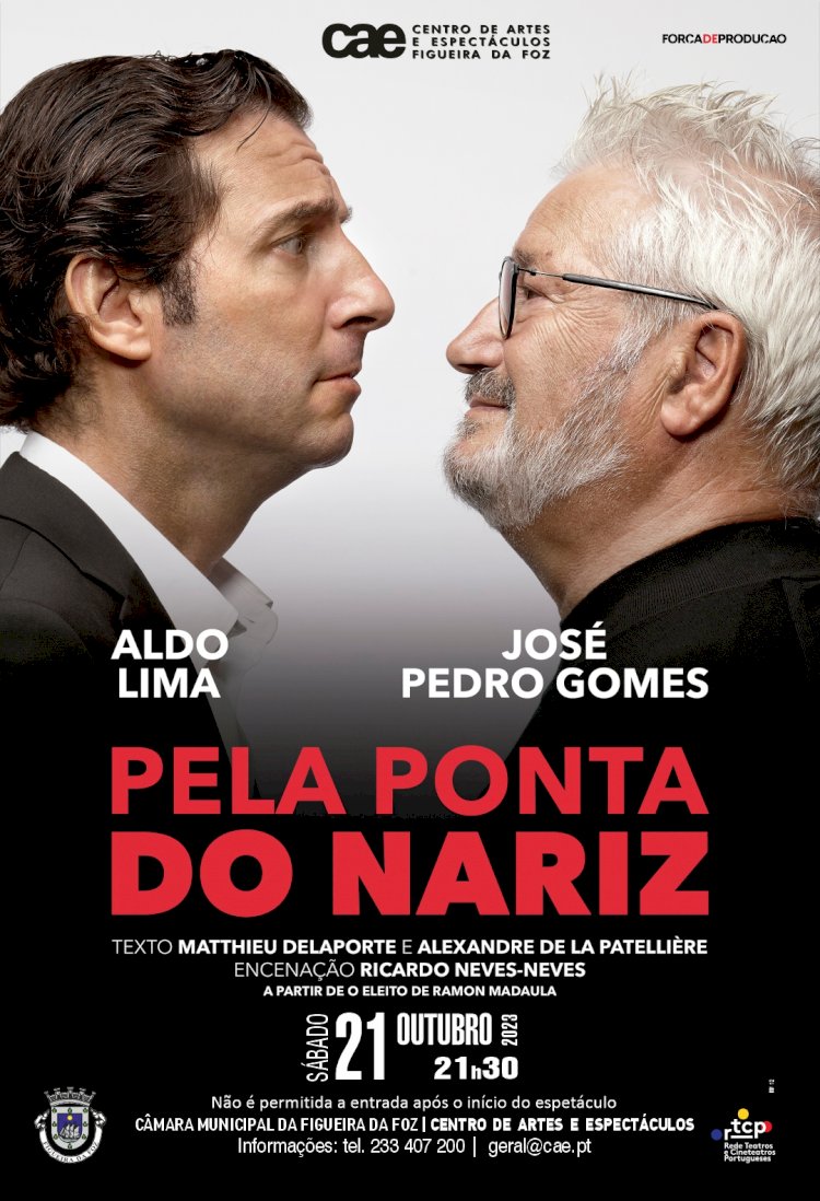 Peça de Teatro "Pela Ponta do Nariz", com Aldo Lima e José Pedro Gomes